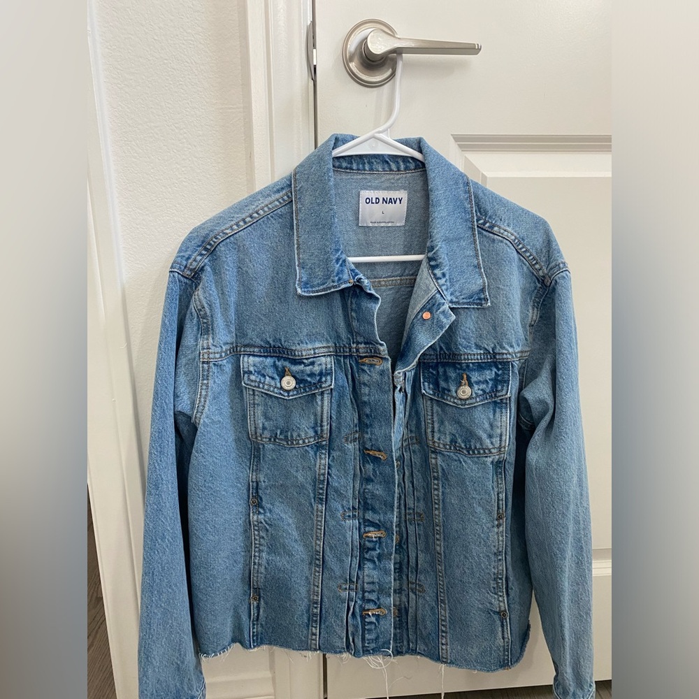 Womens Jean Jacket Old Navy Large
